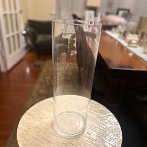 Tall Glass Cylinder Vase